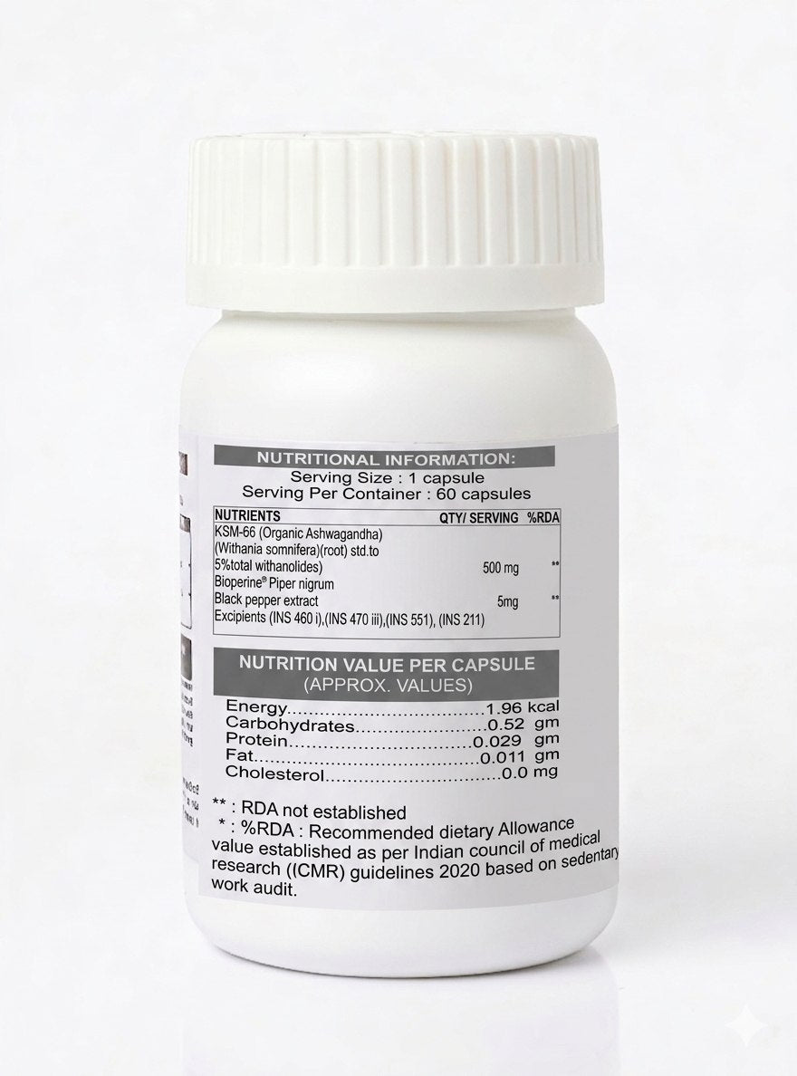 Ashwagandha KSM-66 500mg